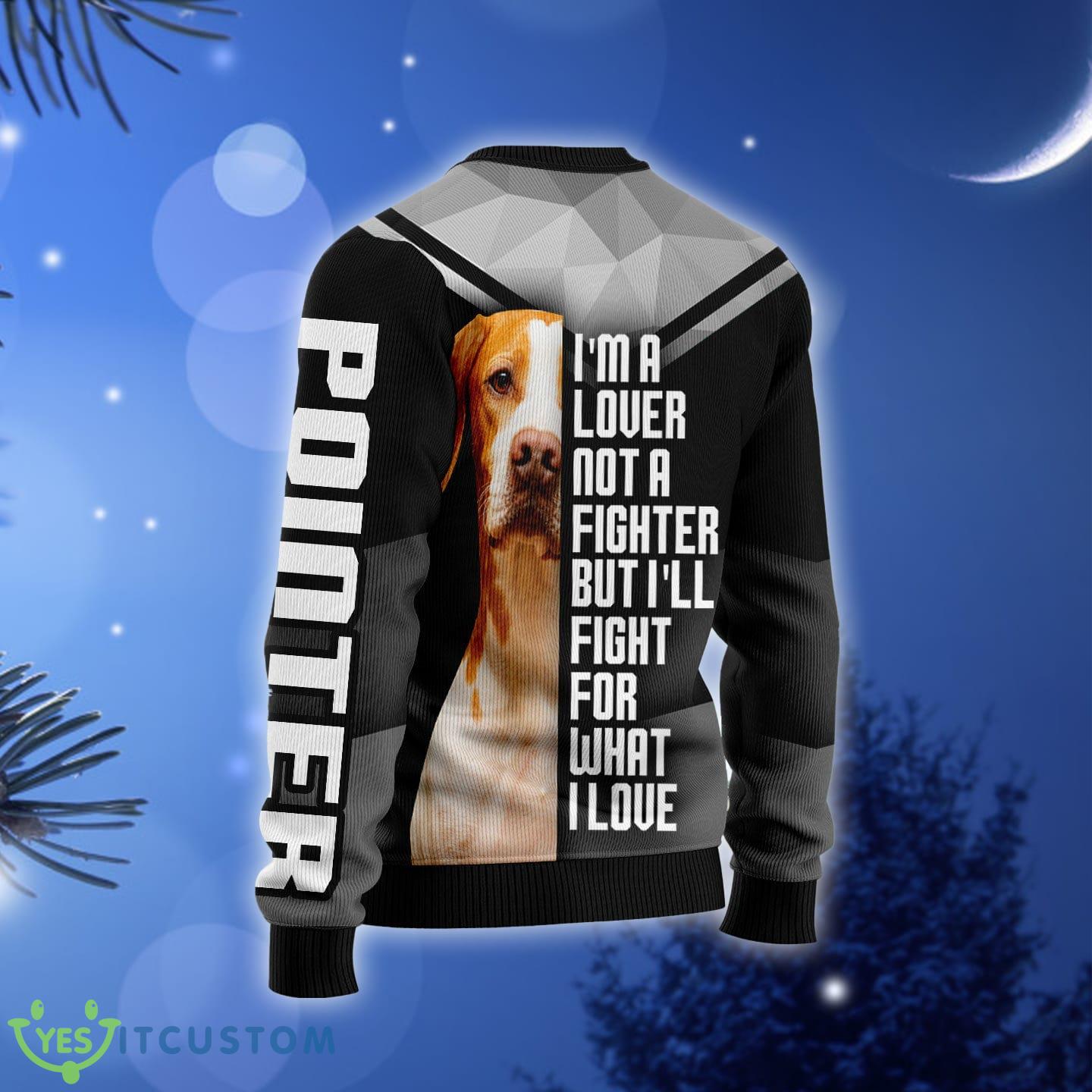 Pointer 3D Ugly Christmas Sweater Gift Men Women 8 Pointer 3D Ugly Christmas Sweater Gift Men Women - Pointer HT011208 unisex womens & mens, couples matching, friends, funny family ugly christmas holiday sweater gifts (plus size available)_2