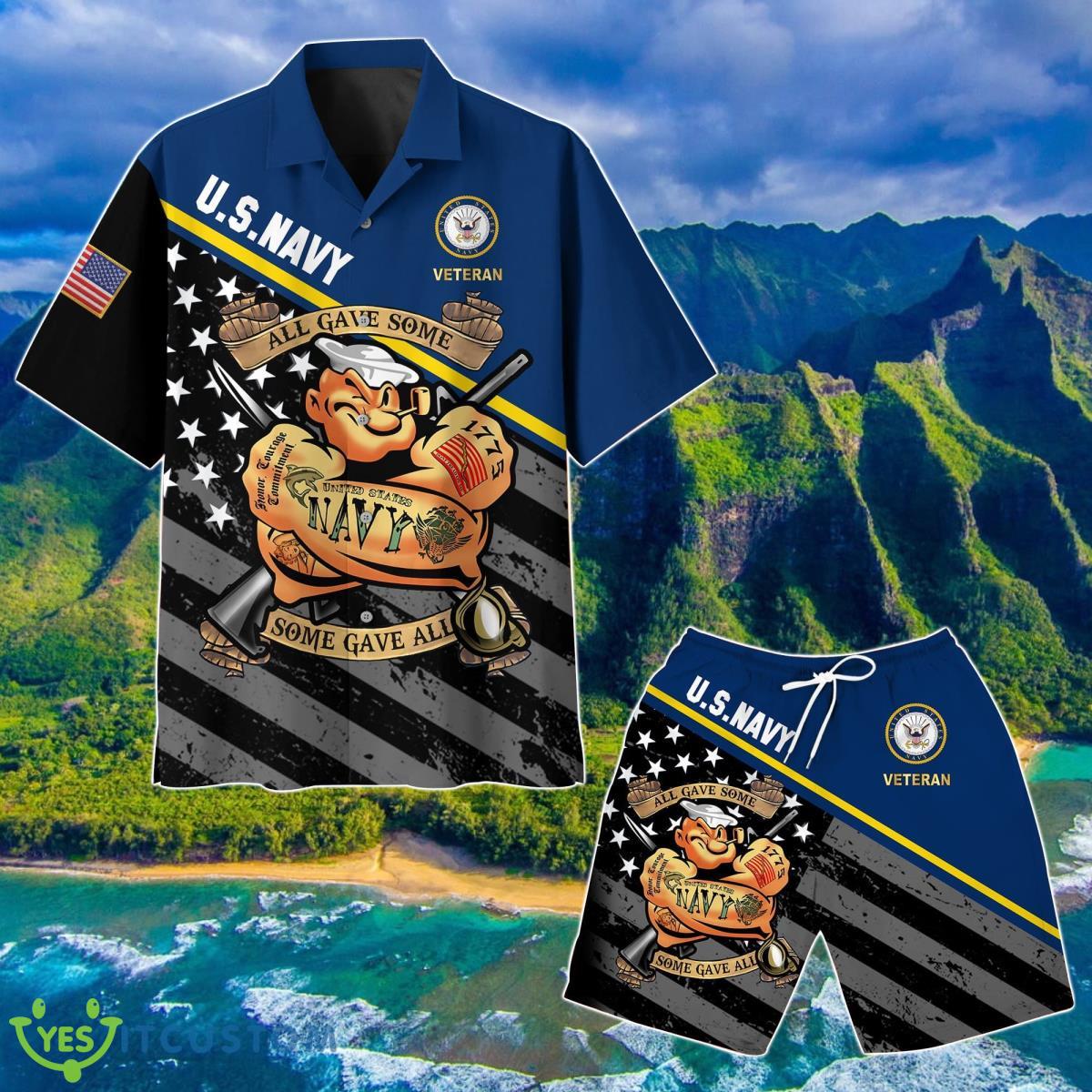 Premium Proud U.S Navy Hawaii Set Impressive Gift For Men And Women Product Photo 1