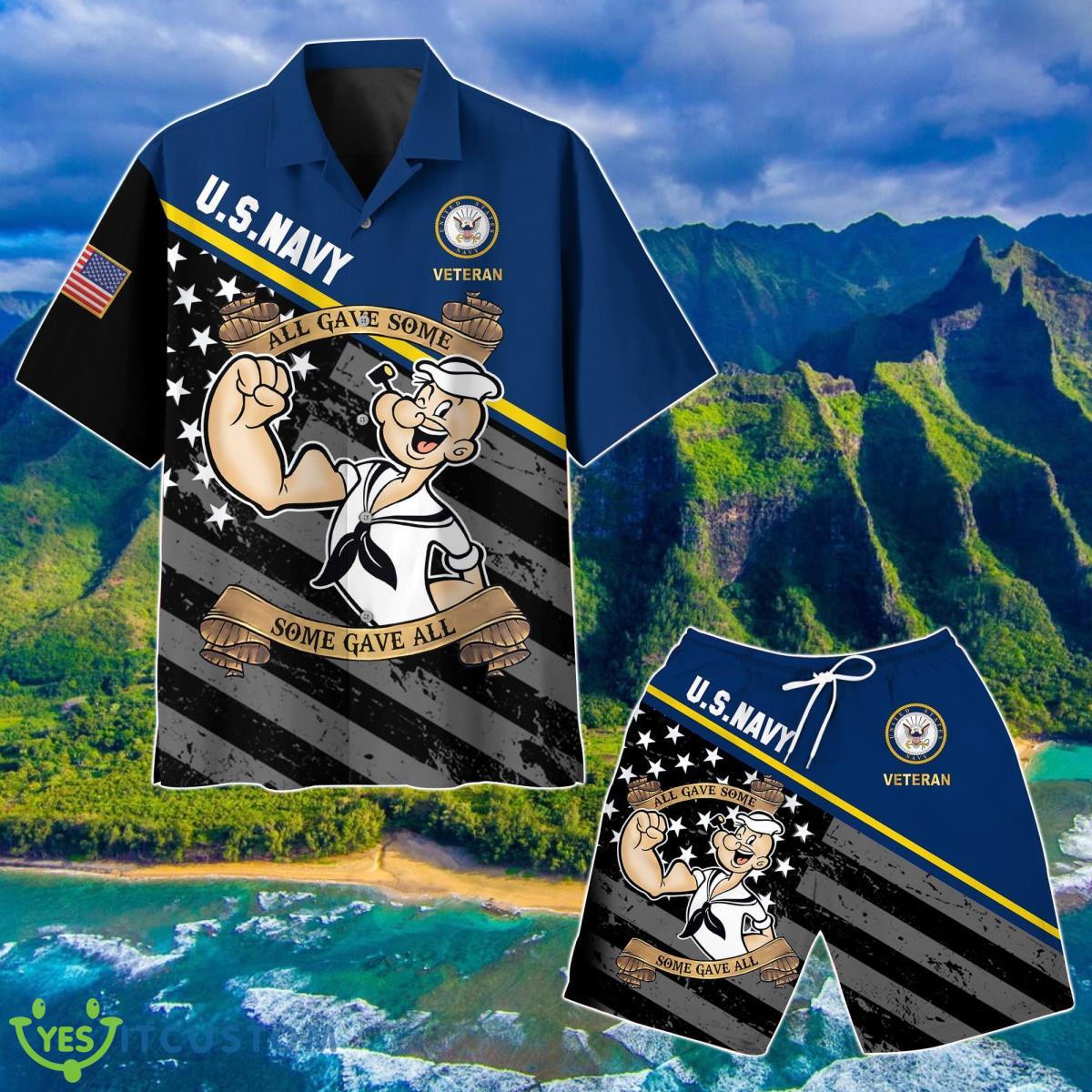 Premium Proud U.S Navy Hawaii Set Special Gift For Men And Women Product Photo 1