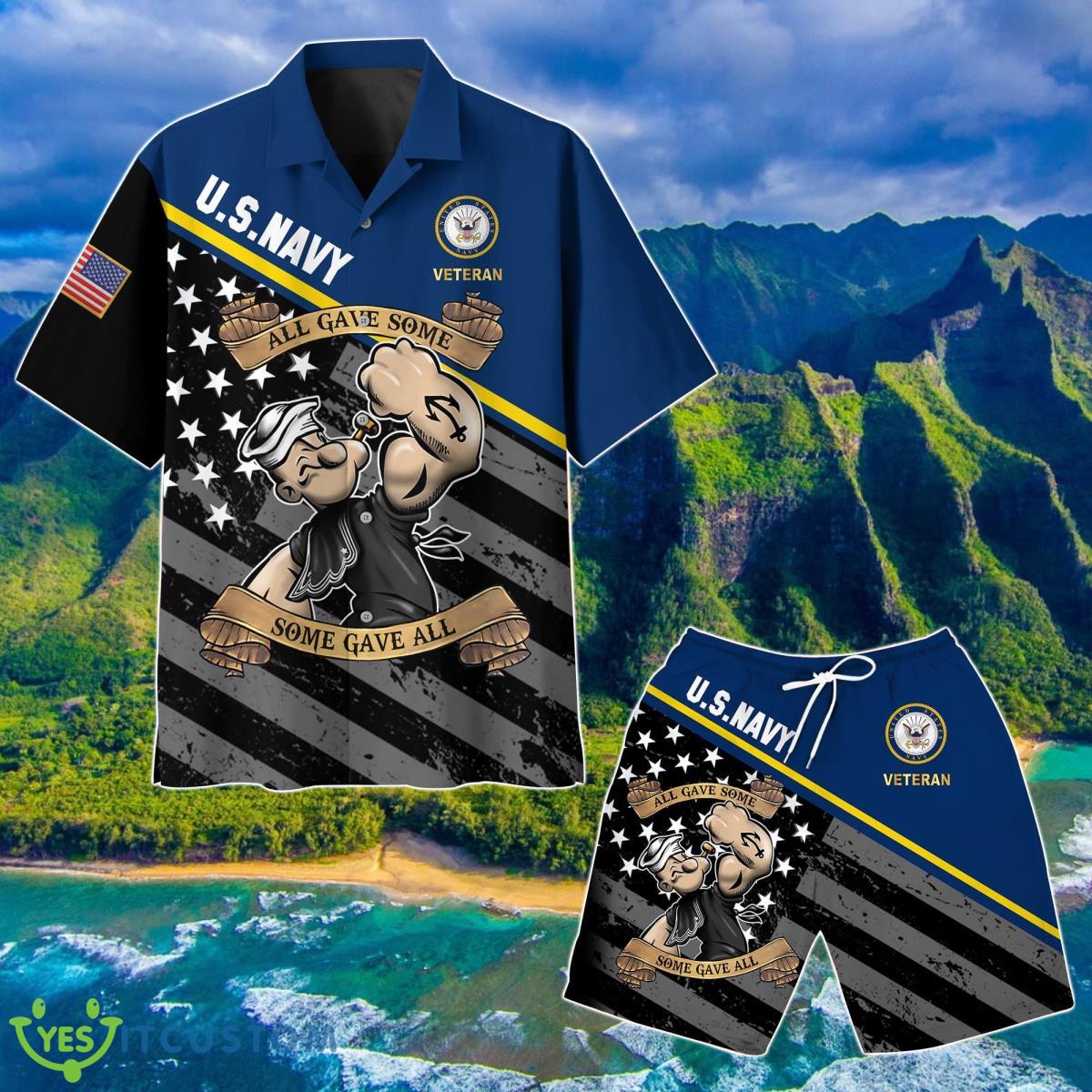 Premium Proud U.S Navy Hawaii Set Style Gift For Men And Women Product Photo 1