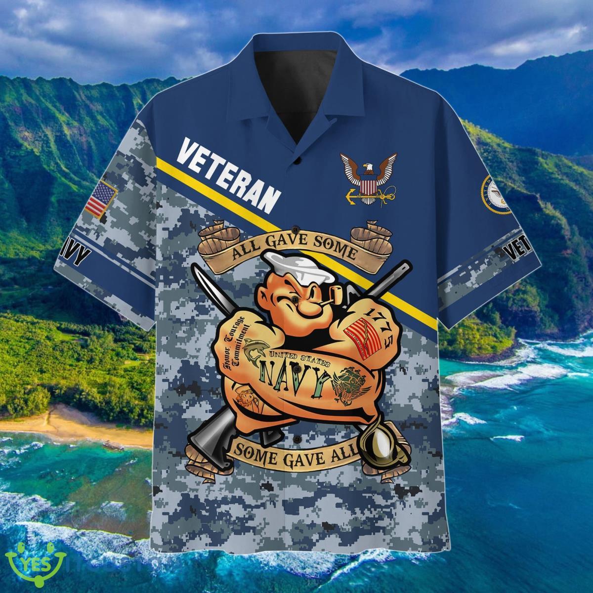 Premium Proud U.S Navy Hawaii Shirt unique Gift For Men And Women Product Photo 1