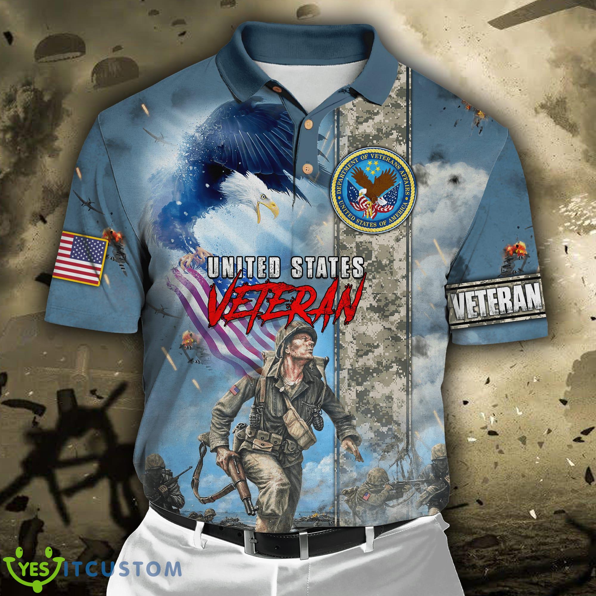 PREMIUM US VETERAN Polo Shirt 3 PREMIUM US VETERAN Polo Shirt - PREMIUM US VETERAN HAWAIIAN SHIRT_2