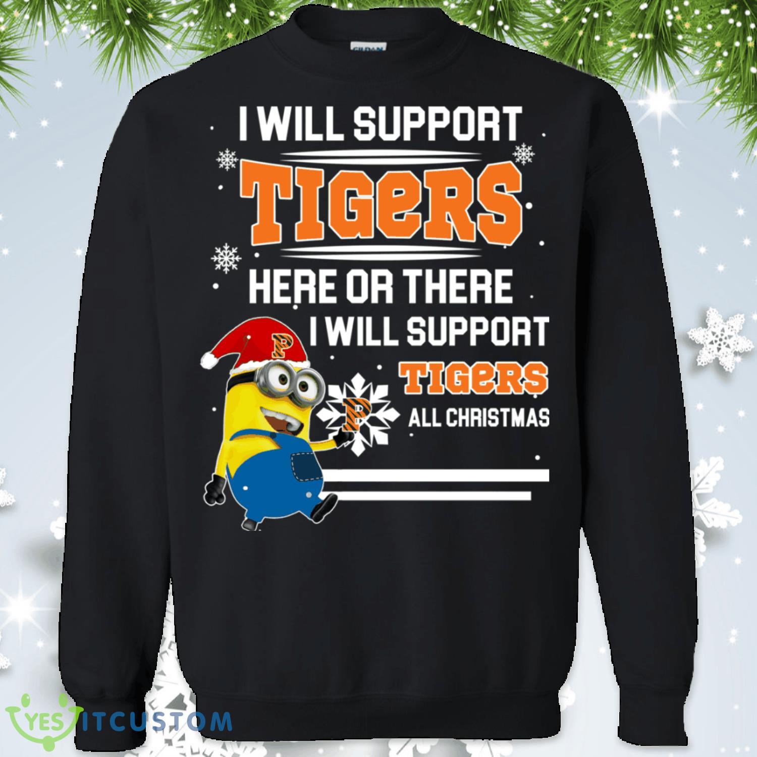 Princeton Tigers Minion Christmas Sweatshirt Product Photo 1