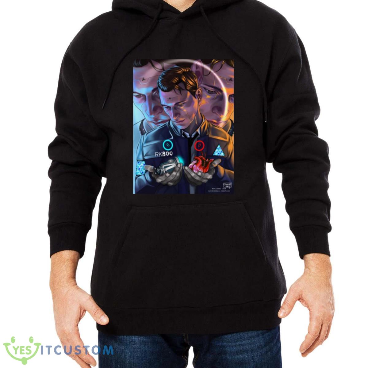 Rational And Irrational Reaction Shirt 3 Rational And Irrational Reaction Shirt - Men Black Hoodie