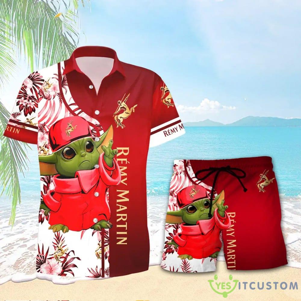 Remy Martin Yoda Hawaiian Shirt And Shorts Gift Hawaiian Tropical Beach - Remy Martin Yoda Hawaiian Shirt And Short_1