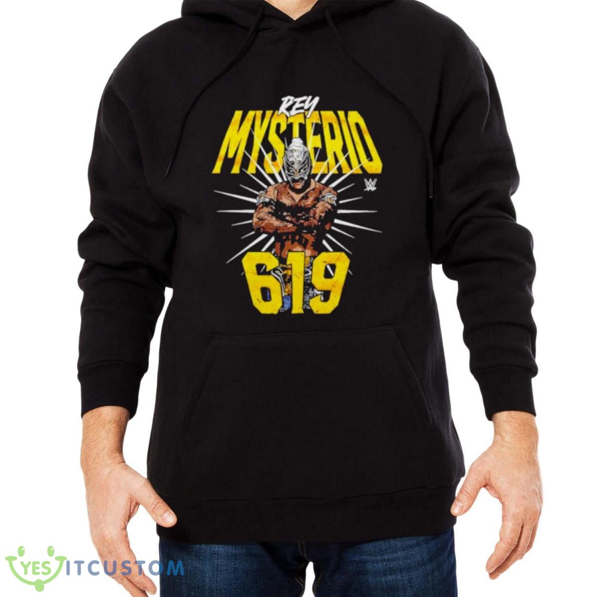 Rey Mysterio 619 Shirt 9 Rey Mysterio 619 Shirt - Men Black Hoodie