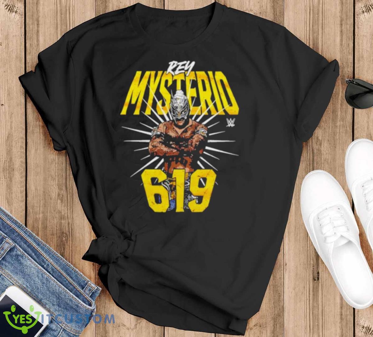 Rey Mysterio 619 Shirt - Black T-Shirt