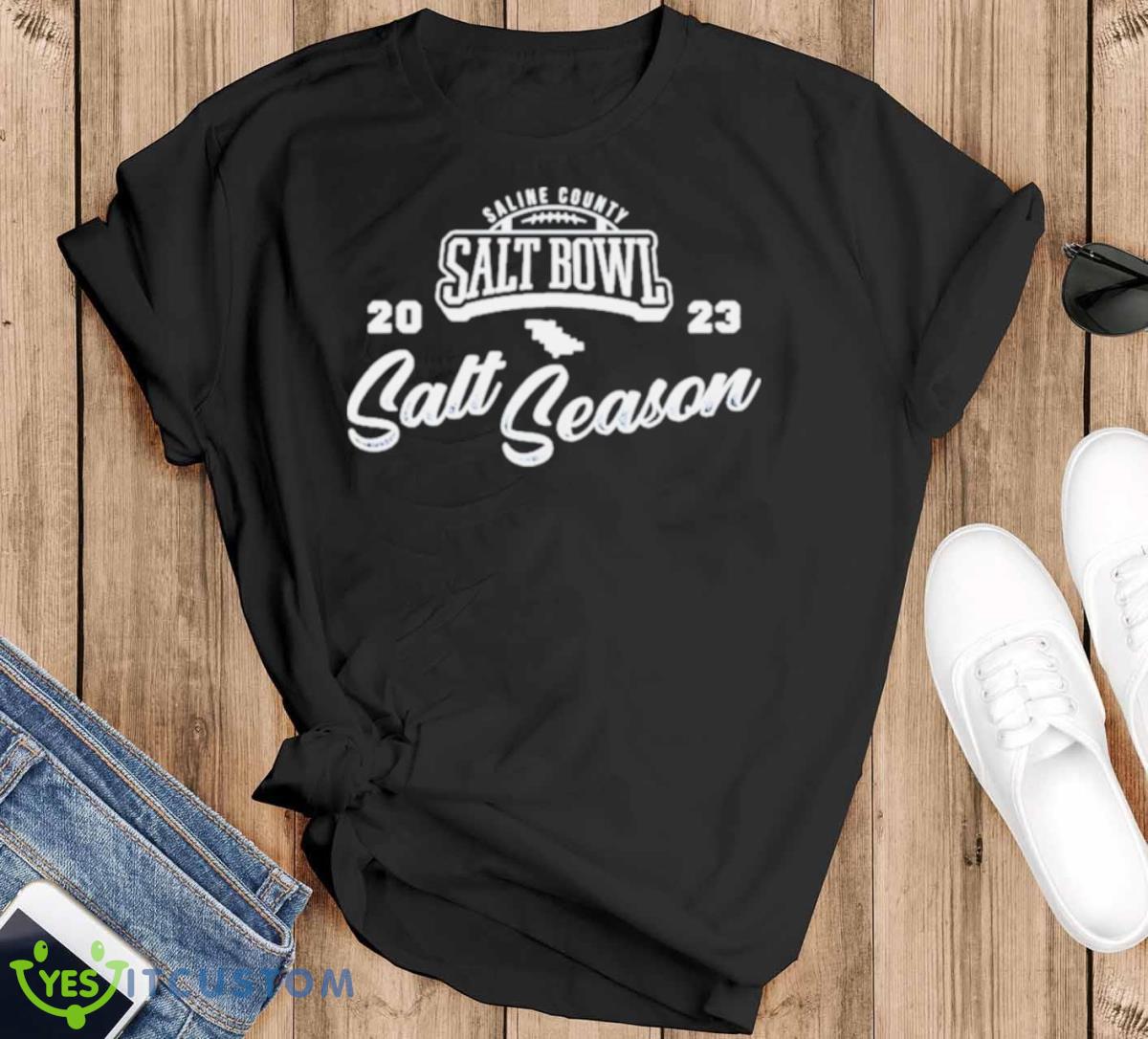 Saline County Salt Bowl 2023 Salt Season T Shirt - Black T-Shirt
