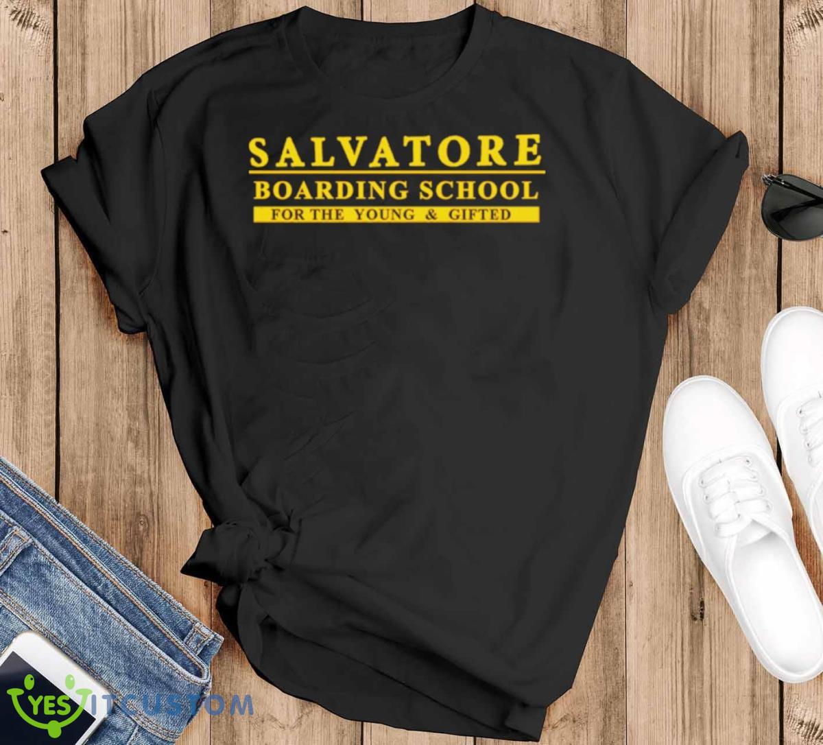 Salvatore Boarding School Legacies Shirt - Black T-Shirt