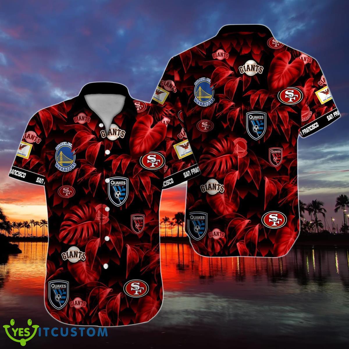 San Francisco Hawaii Shirt Sport Teams Best Gift Product Photo 1