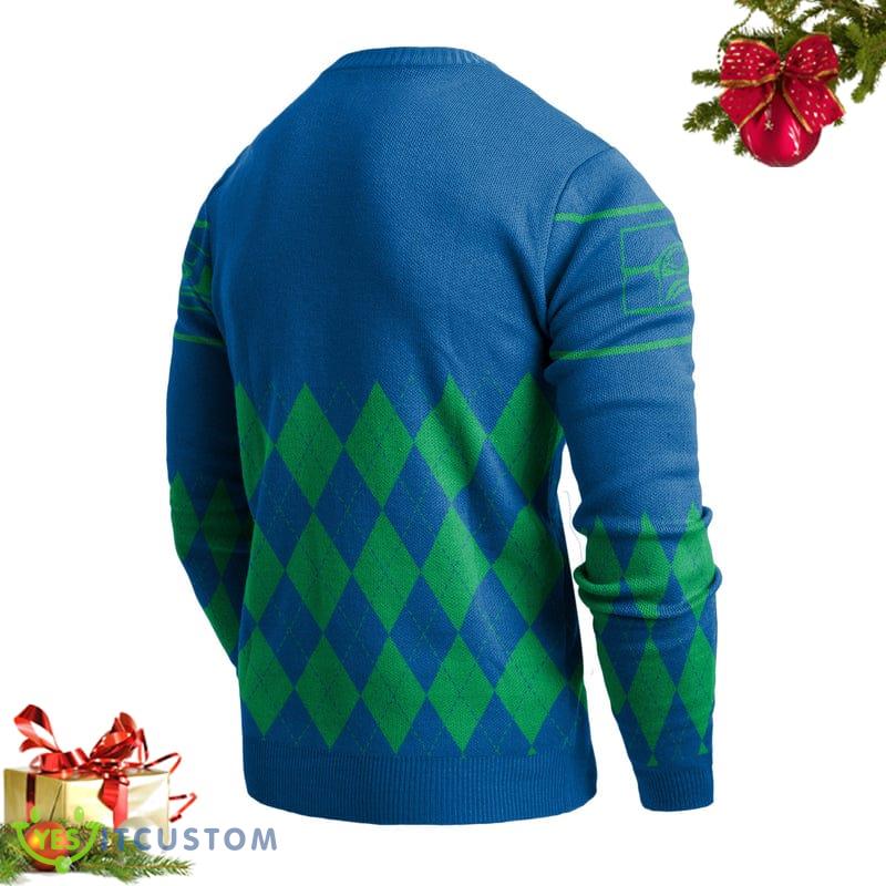 Seattle Seahawks NFL Wordmark Retro Ugly Ideas Funny Ugly Christmas Sweater 6 Seattle Seahawks NFL Wordmark Retro Ugly Ideas Funny Ugly Christmas Sweater - Seattle Seahawks NFL Wordmark Retro Ugly Sweater_2