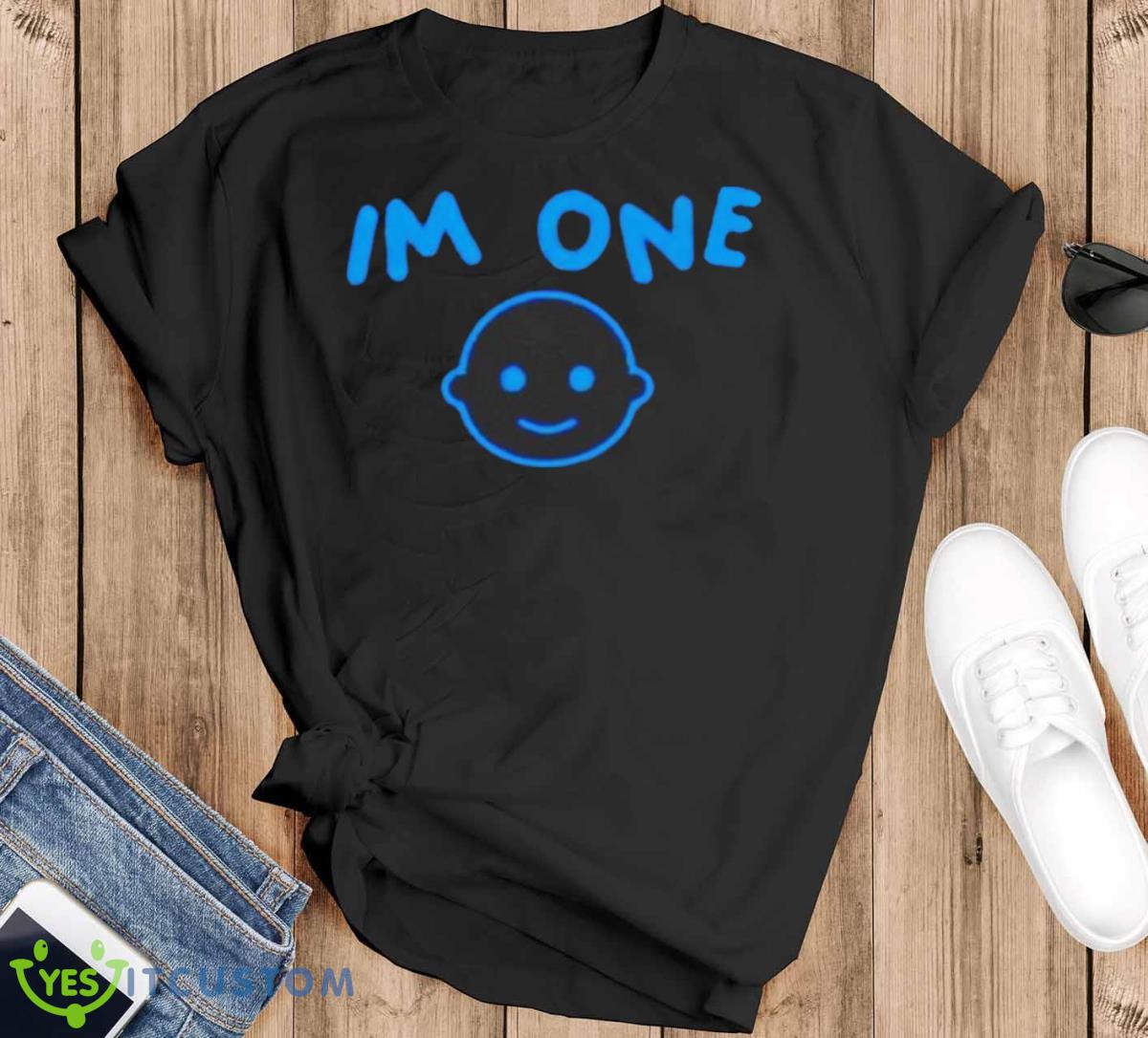 Sinjin Drowning I’m One Shirt - Black T-Shirt