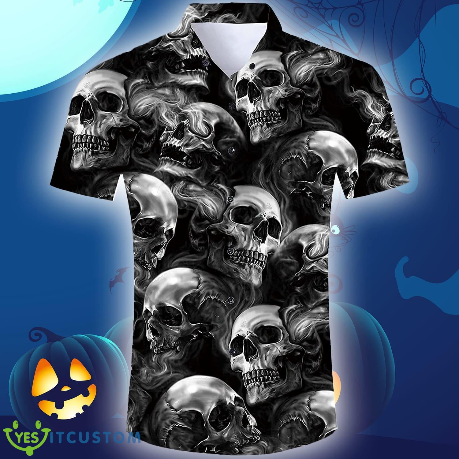 Skull Funny Hawaiian Shirt Gift For Men Women - Skull Funny Hawaiian Shirt Gift For Men Women_1