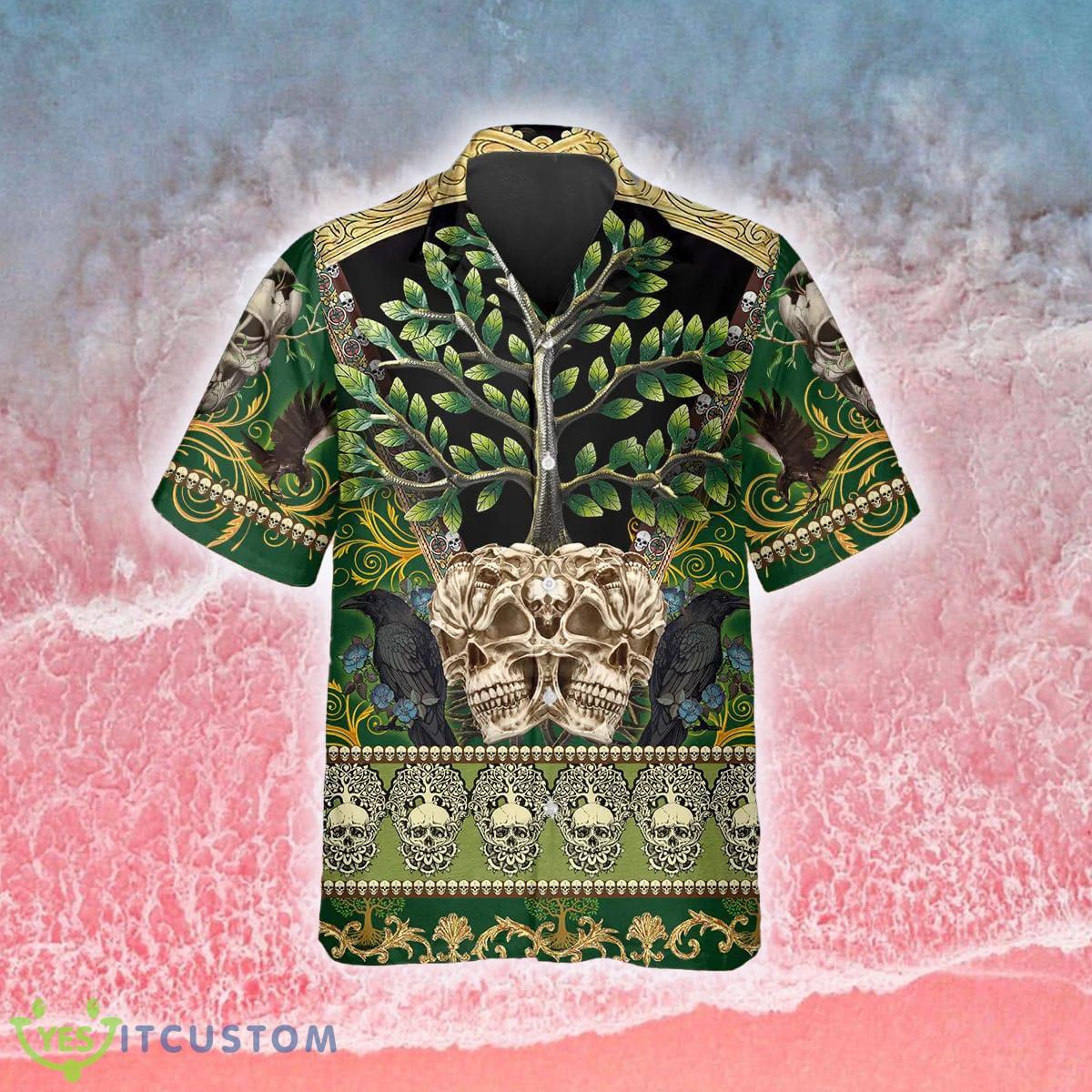Skull Green Tree 3D Hawaiian Shirt Gift For Men And Women 3 Skull Green Tree 3D Hawaiian Shirt Gift For Men And Women - Skull Green Tree Hawaiian Shirt_3
