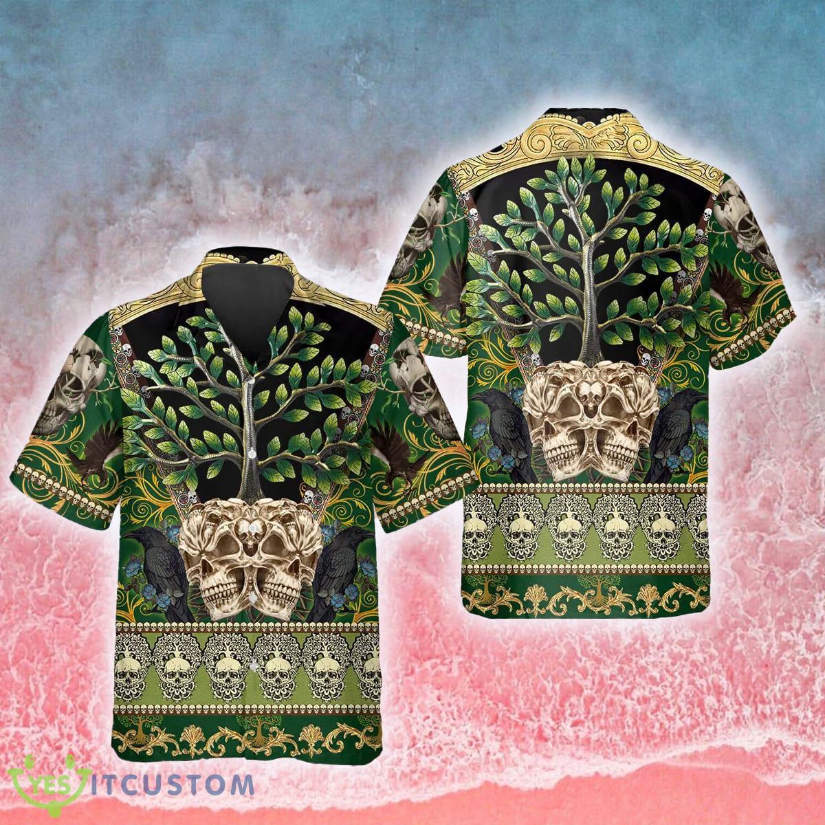 Skull Green Tree 3D Hawaiian Shirt Gift For Men And Women 6 Skull Green Tree 3D Hawaiian Shirt Gift For Men And Women - Skull Green Tree Hawaiian Shirt_1