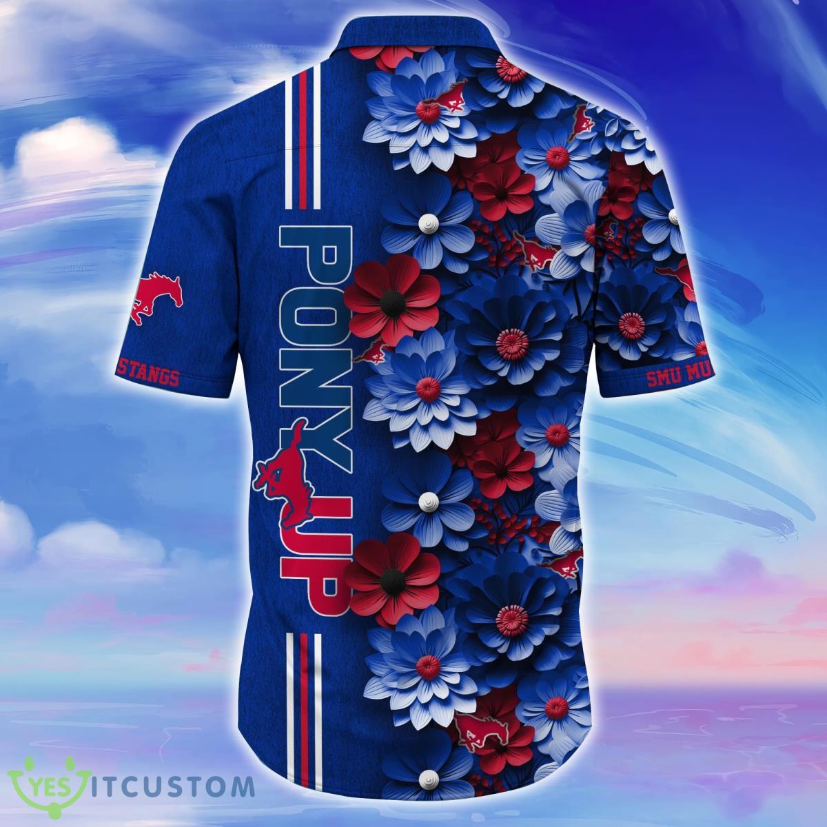 SMU Mustangs Trending Hawaiian Shirt Best Gift For Fans 3 SMU Mustangs Trending Hawaiian Shirt Best Gift For Fans Product Photo 3