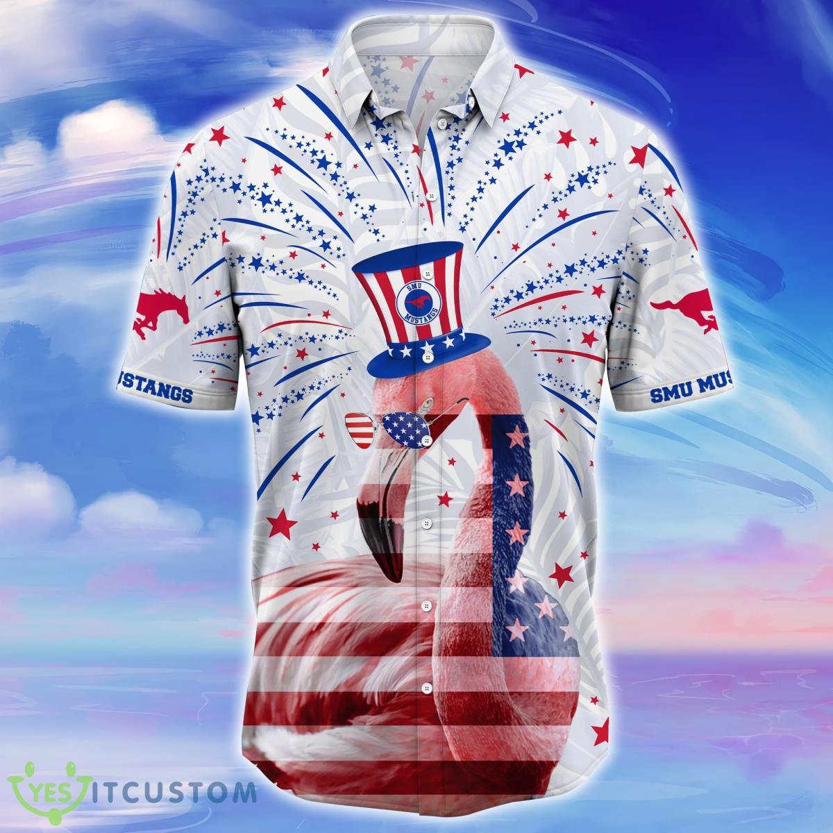 SMU Mustangs Trending Hawaiian Shirt Gift For Men Women Product Photo 2