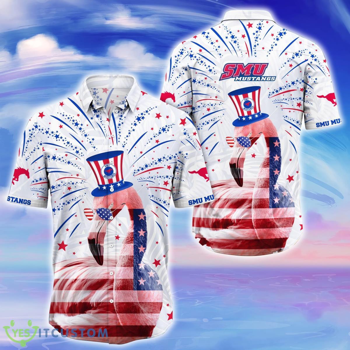 SMU Mustangs Trending Hawaiian Shirt Gift For Men Women Product Photo 1