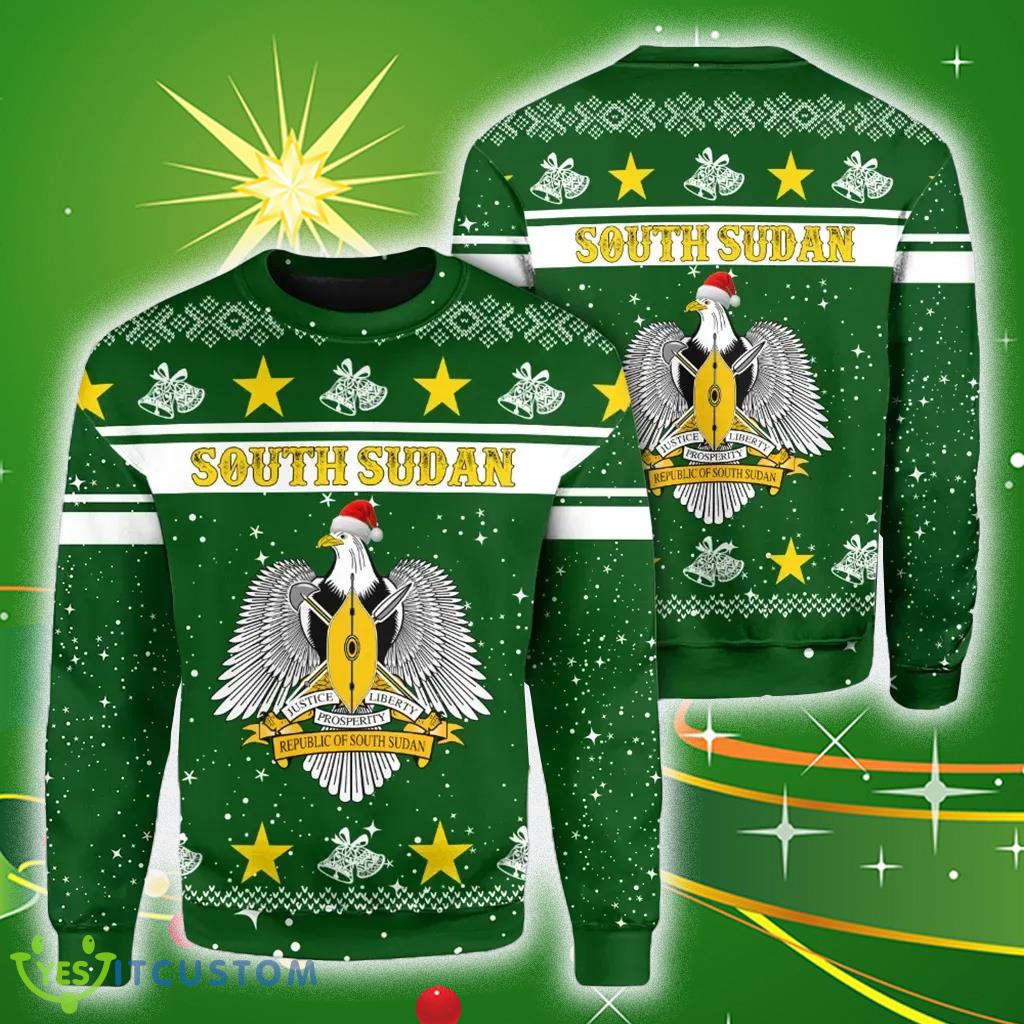 South Sudan 3D Sweater Ugly Christmas For Men And Women Gift Christmas - South Sudan sweater J09_1_32