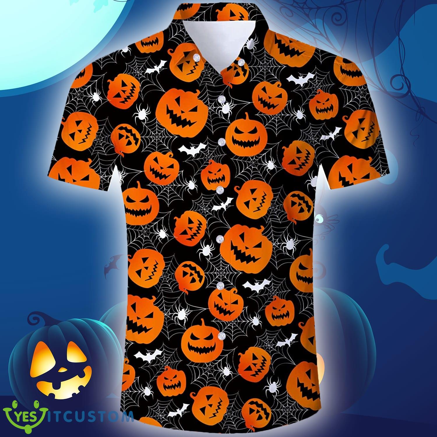 Spider Pumpkin Bat Funny Hawaiian Shirt Gift For Men Women 4 Spider Pumpkin Bat Funny Hawaiian Shirt Gift For Men Women - Spider Pumpkin Bat Funny Hawaiian Shirt Gift For Men Women_1