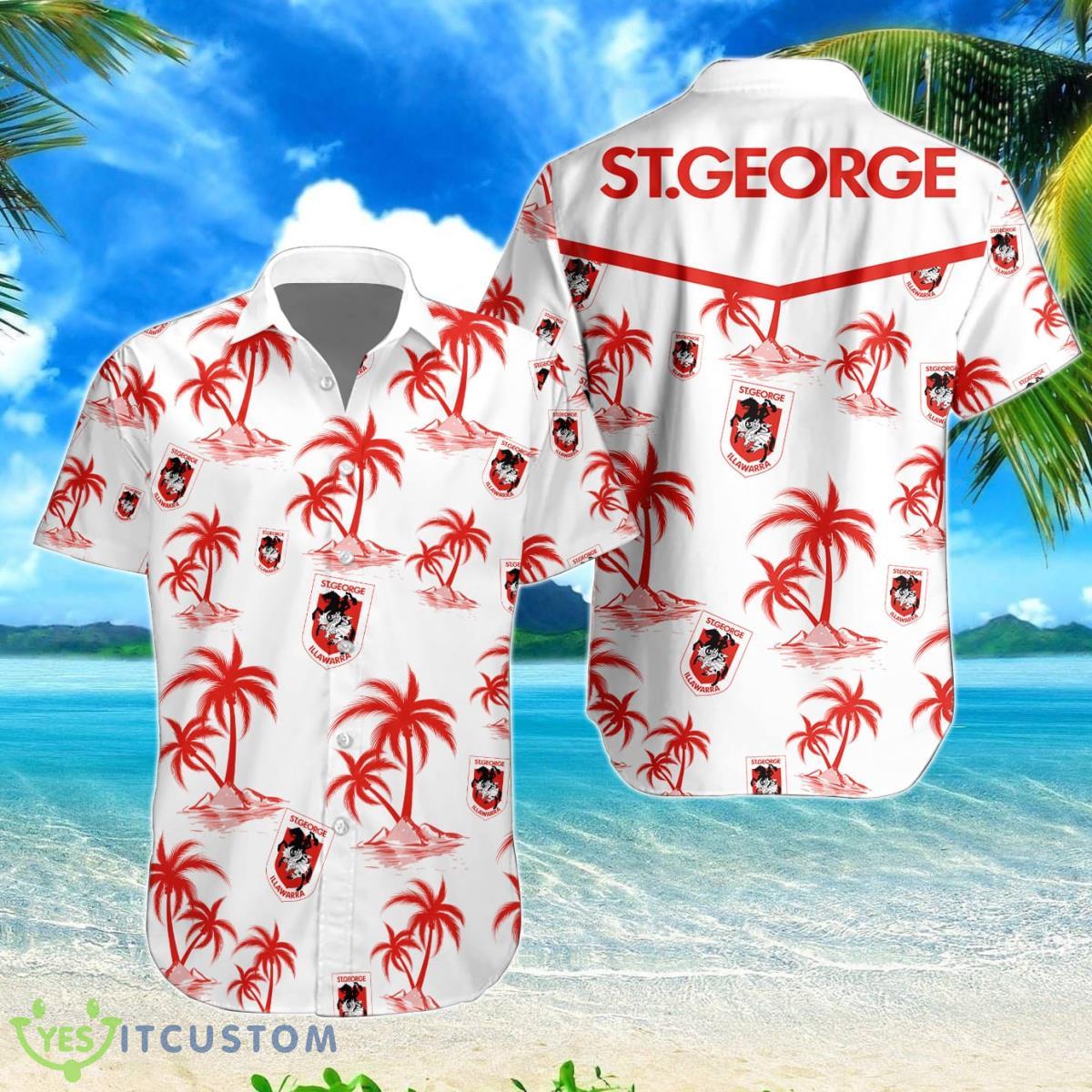 St. George Illawarra Dragons NRL Hawaiian Shirt Best Gift For Men And Women Fans Product Photo 1