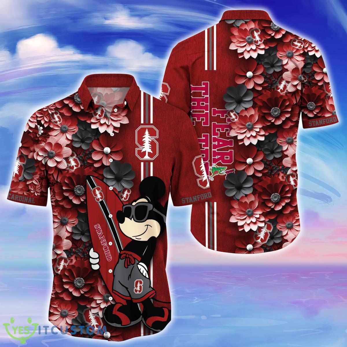Stanford Cardinal Trending Hawaiian Shirt Best Gift For Fans Product Photo 1