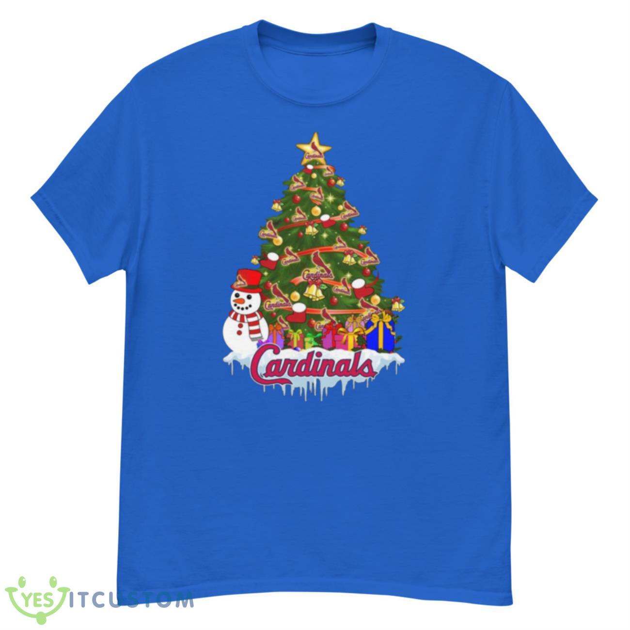 St.Louis Cardinals Merry Christmas MLB Baseball Sports T Shirt 17 St.Louis Cardinals Merry Christmas MLB Baseball Sports T Shirt - G500 Men’s Classic T-Shirt-2