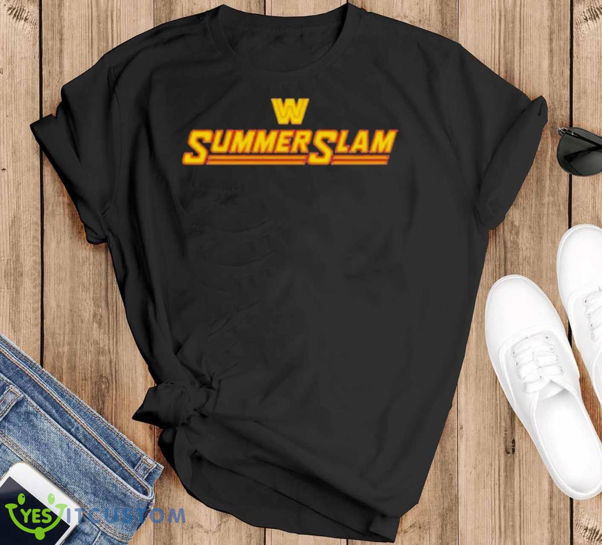 Summerslam Mitchell Ness T Shirt - Black T-Shirt