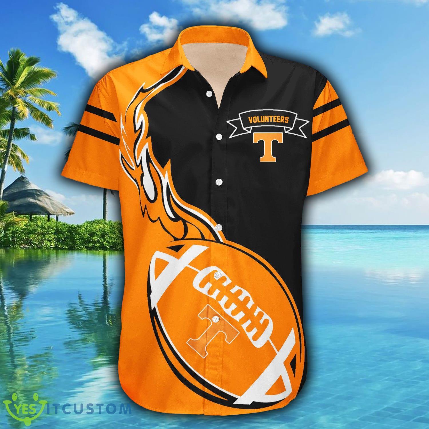 Tennessee Volunteers 3D Hawaiian Shirt Flame Ball NCAA Summer Beach For Fans Gift - Tennessee Volunteers Hawaii Shirt Flame Ball - NCAA_2