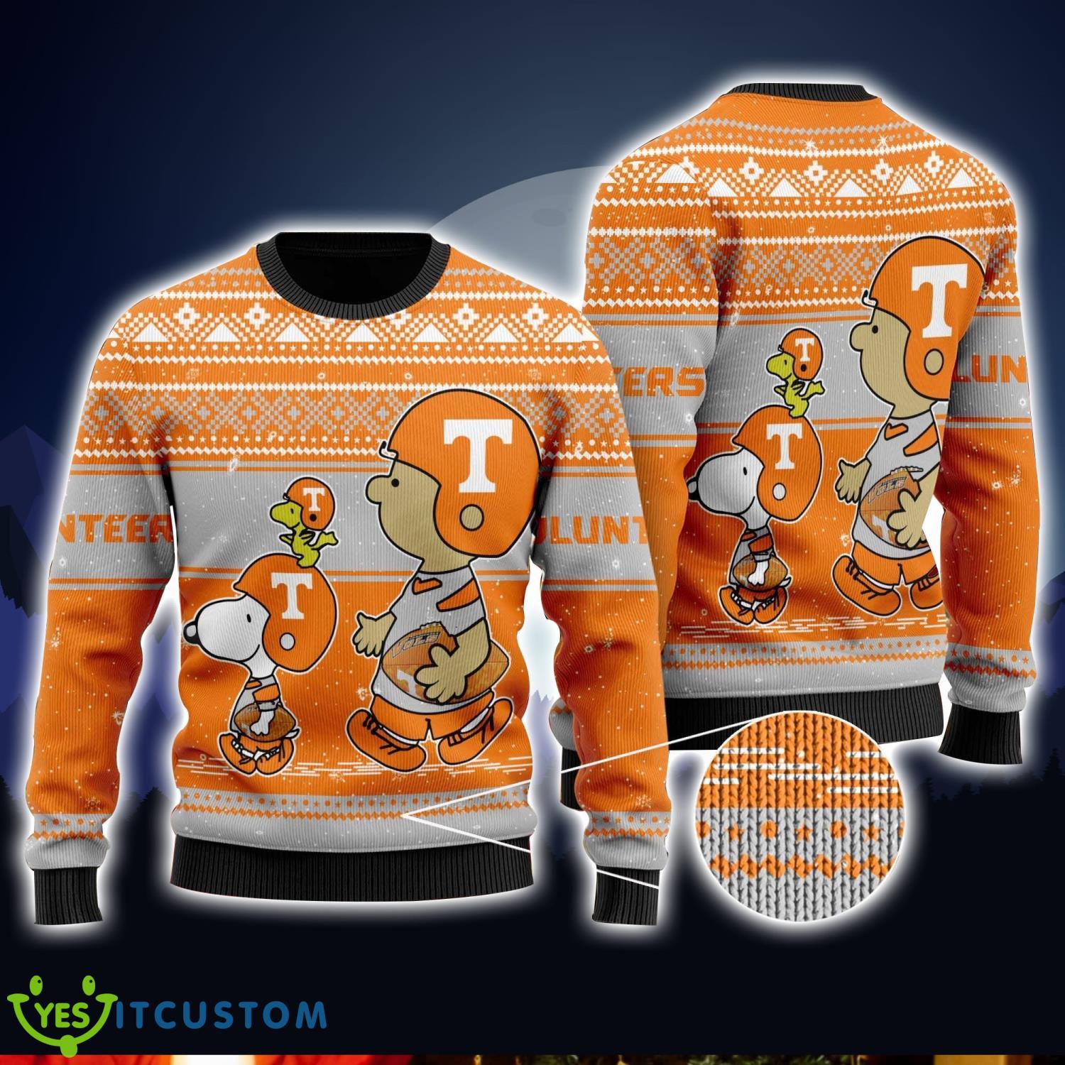 Tennessee Volunteers Snoopy Lover Ugly Christmas Sweater Christmas Gift For Men And Women Product Photo 1