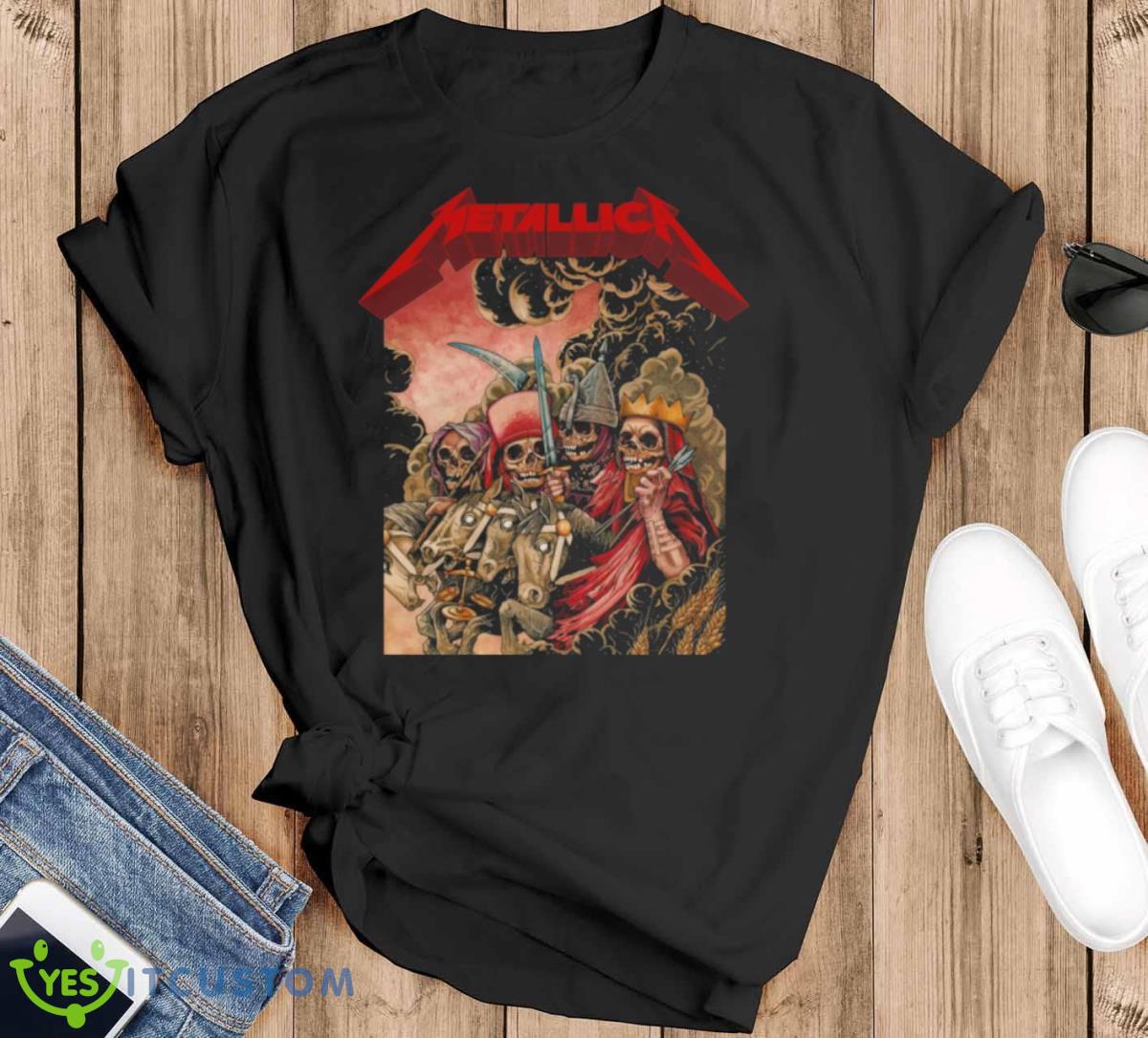 THE FOUR HORSEMEN T SHIRT - Black T-Shirt