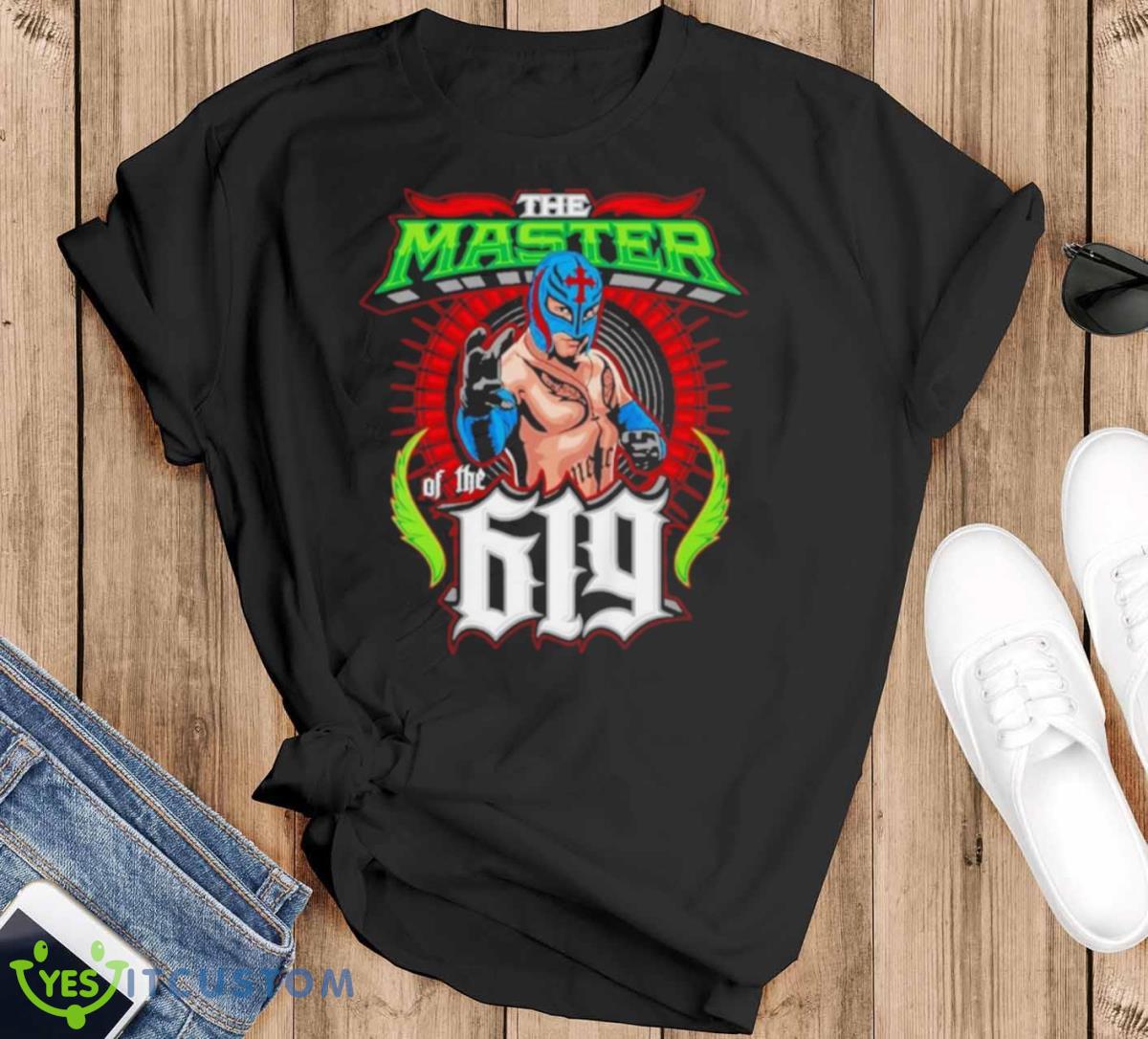 The Master Of The Big Shirt - Black T-Shirt