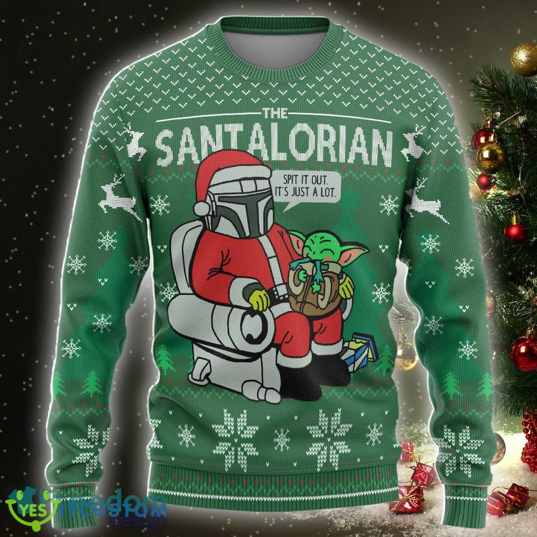 The Santalorian Ugly Christmas Sweater Gift For Men Women - The Santalorian Ugly Christmas Sweater Gift For Men Women_2