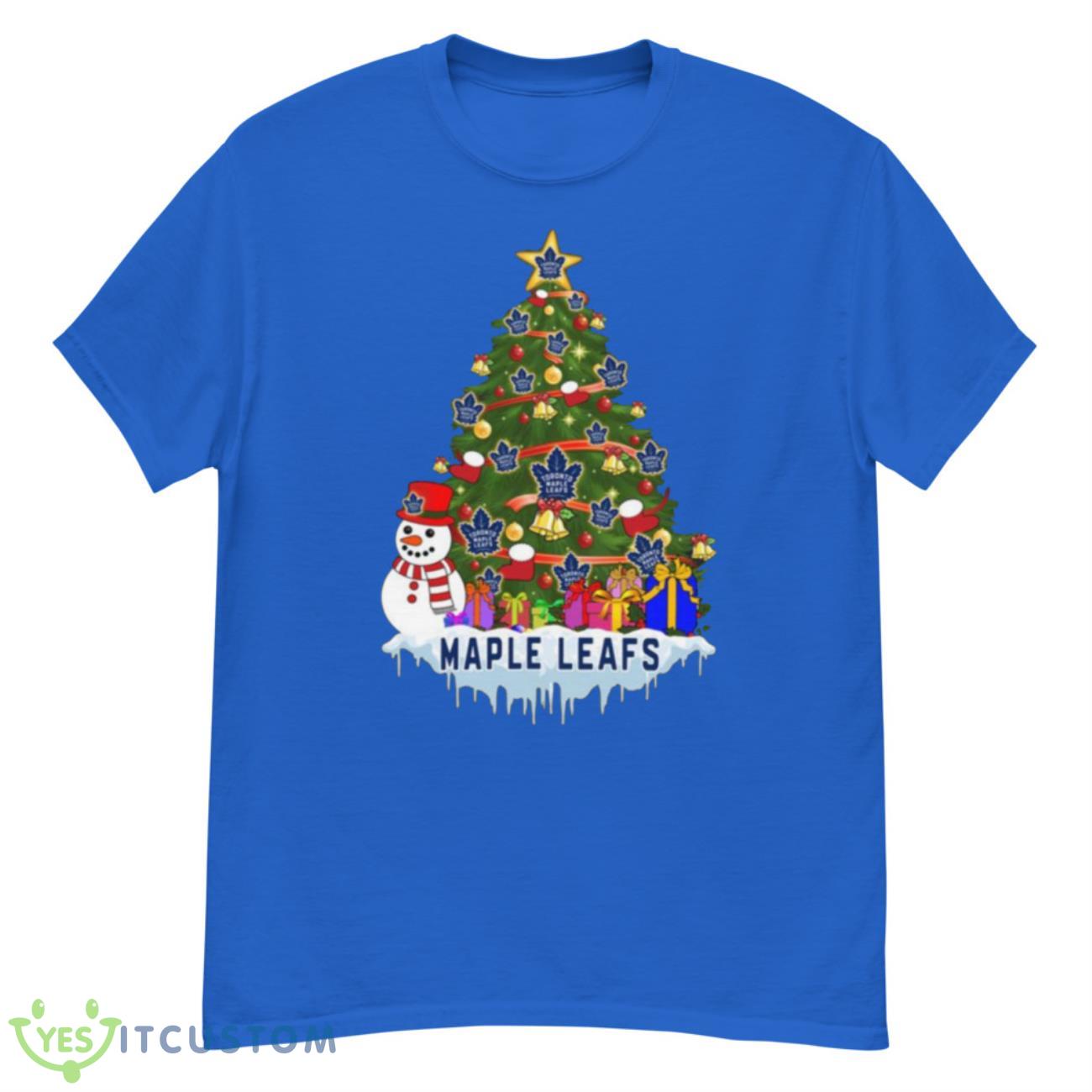 Toronto Maple Leafs Merry Christmas NHL Hockey Sports T Shirt - G500 Men’s Classic T-Shirt-2