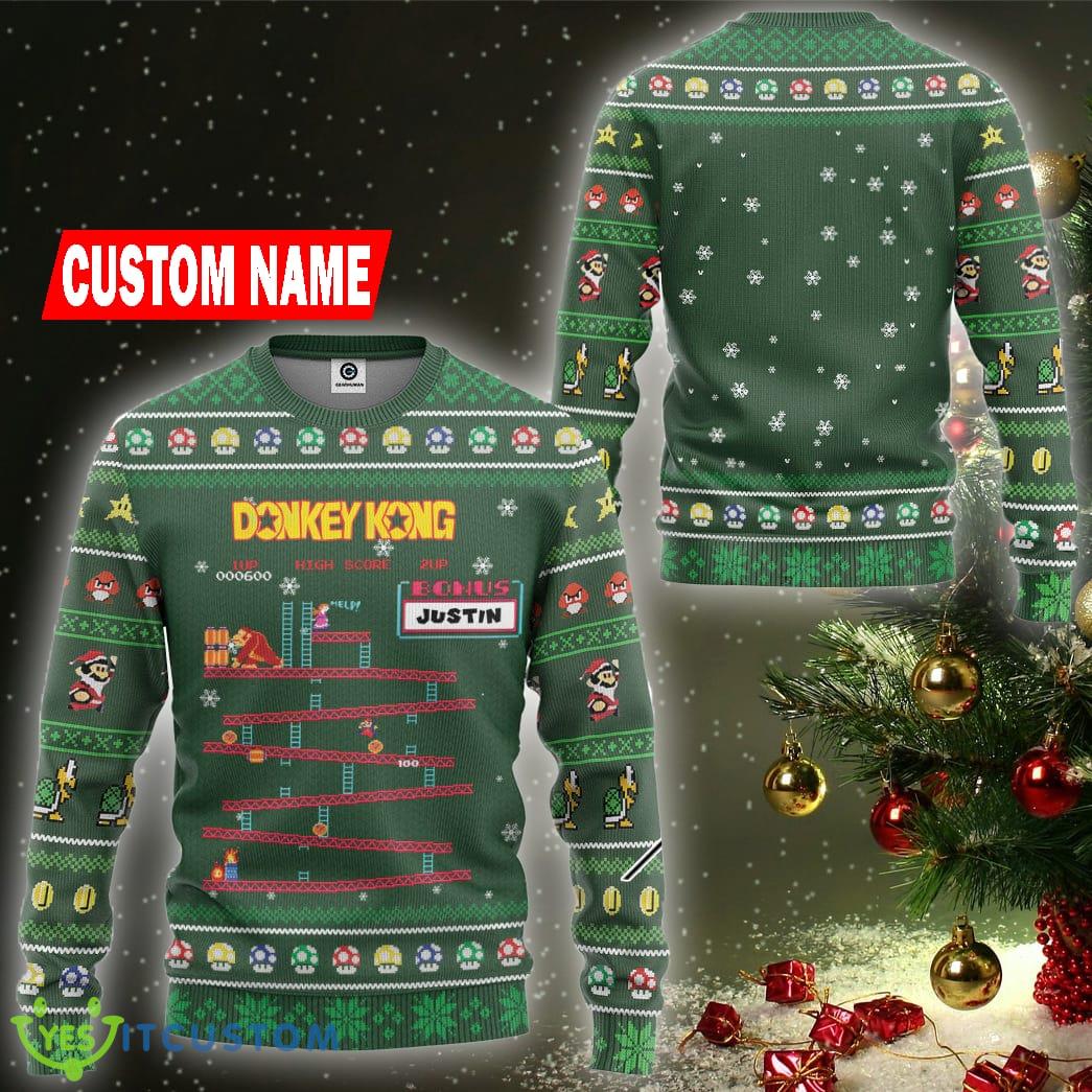 Ugly Donkey Kong Ugly Christmas Sweater Custom Name 6 Ugly Donkey Kong Ugly Christmas Sweater Custom Name - Ugly Donkey Kong Ugly Christmas Sweater_3