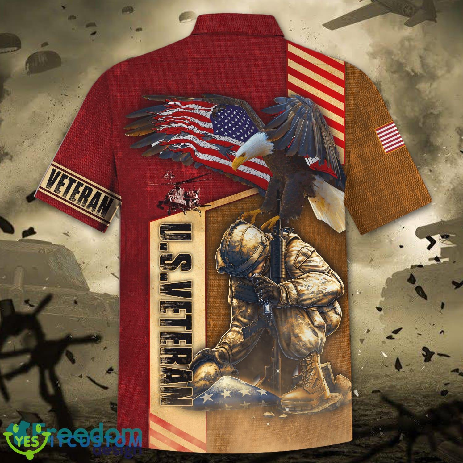 US Veteran Soldiers' Vigilant Stance Never Forger Our Fallen Heroes 3D Hawaiian Shirt And Short 7 US Veteran Soldiers