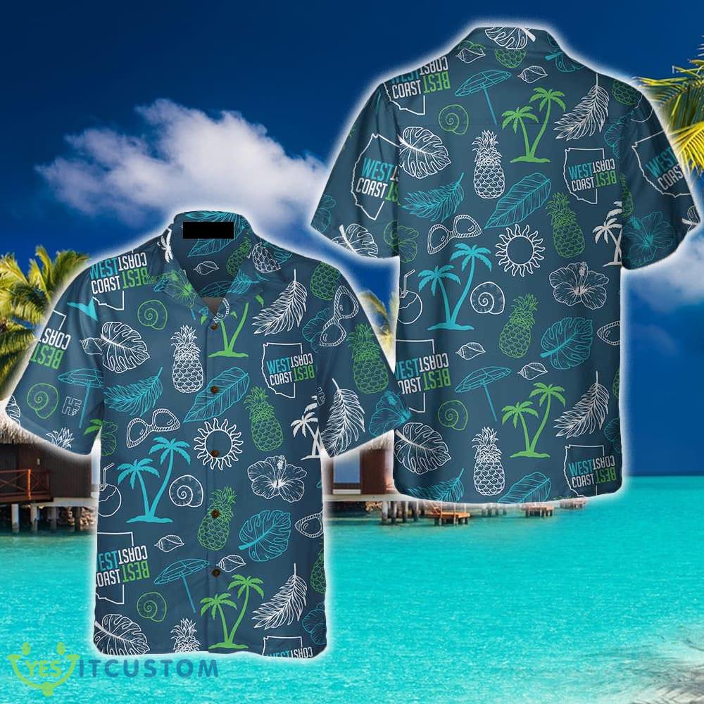 West Coast Best Coast Tropical Hawaiian Shirt Idea Summer Gift For Men And Women - West Coast Best Coast Tropical Hawaiian Shirt_1