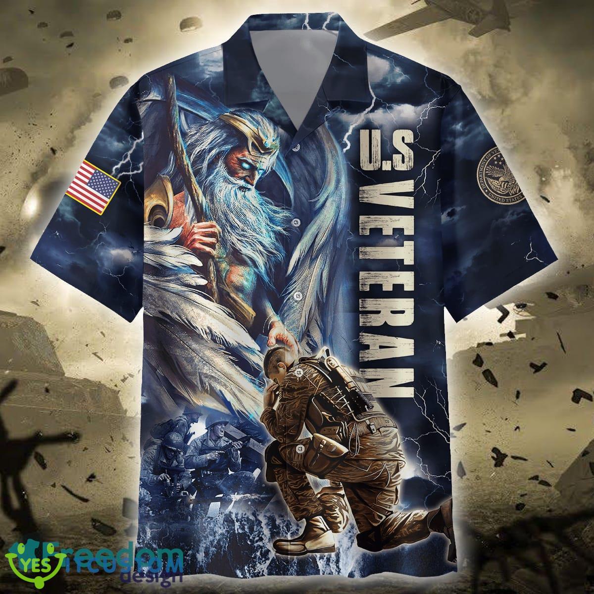 Zeus & The Solider Hawaiian Shirt And Short Set Men Women - US Veteran - Zeus & The Solider Unisex Shirts_1