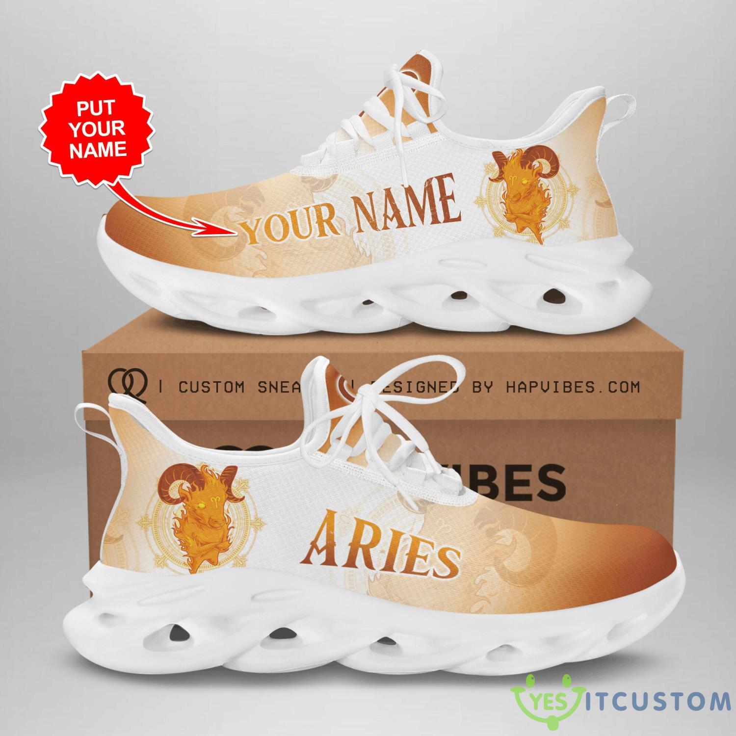 Zodiac Max Soul Shoes For Fans Personalized Name Running Sneakers 3 Zodiac Max Soul Shoes For Fans Personalized Name Running Sneakers Product Photo 1
