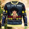 3, 2, 1, Let’s Xmas! Cowboy Bebop AOP Christmas Sweater Product Photo 1