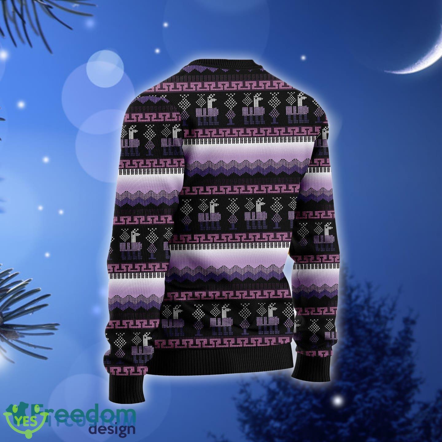 Alpaca Purple Pattern Ugly Christmas Sweater Gift Men Women 8 Alpaca Purple Pattern Ugly Christmas Sweater Gift Men Women - Alpaca Purple Pattern Ugly Christmas Sweater Gift Men Women_2