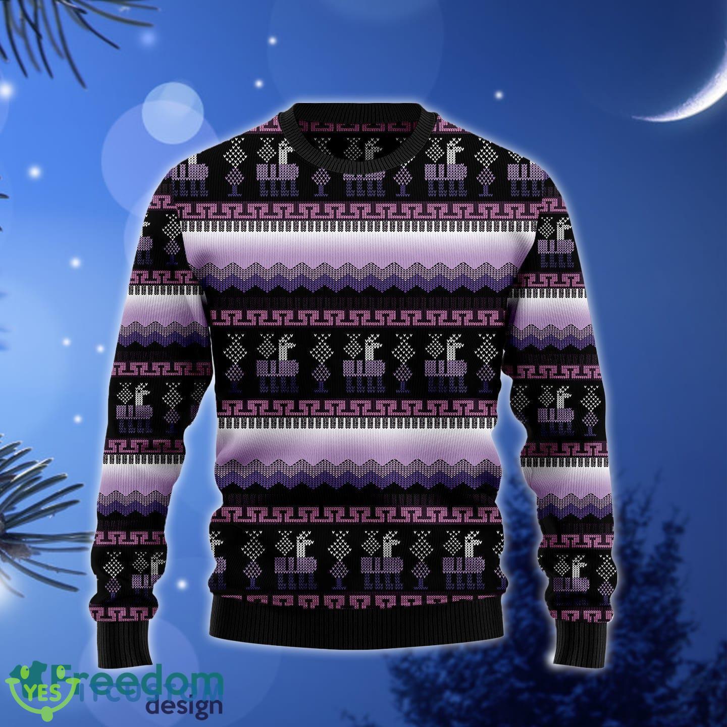 Alpaca Purple Pattern Ugly Christmas Sweater Gift Men Women 7 Alpaca Purple Pattern Ugly Christmas Sweater Gift Men Women - Alpaca Purple Pattern Ugly Christmas Sweater Gift Men Women_1