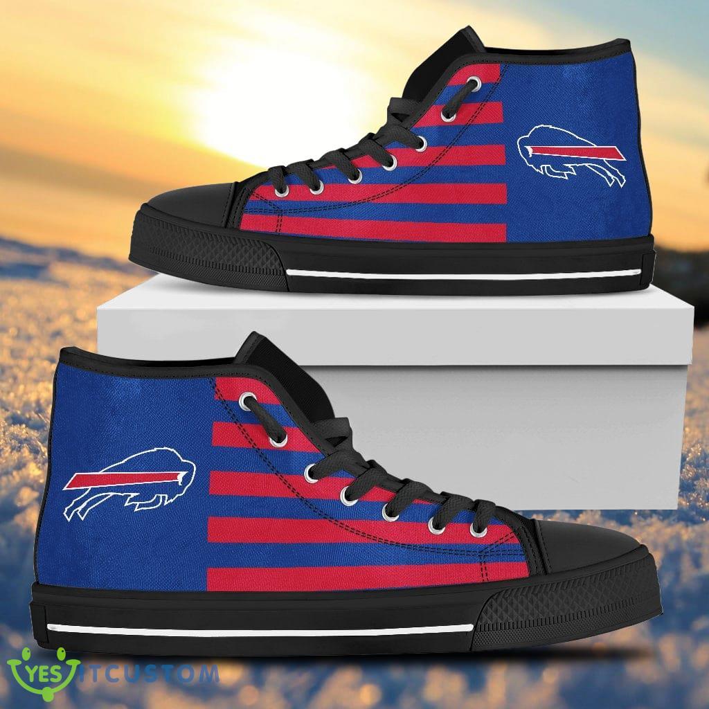 American Flag Buffalo Bills High Top Shoes Gift For Passionate Fans 2 American Flag Buffalo Bills High Top Shoes Gift For Passionate Fans Product Photo 1