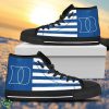 American Flag Duke Blue Devils High Top Shoes Gift For Passionate Fans Product Photo 1