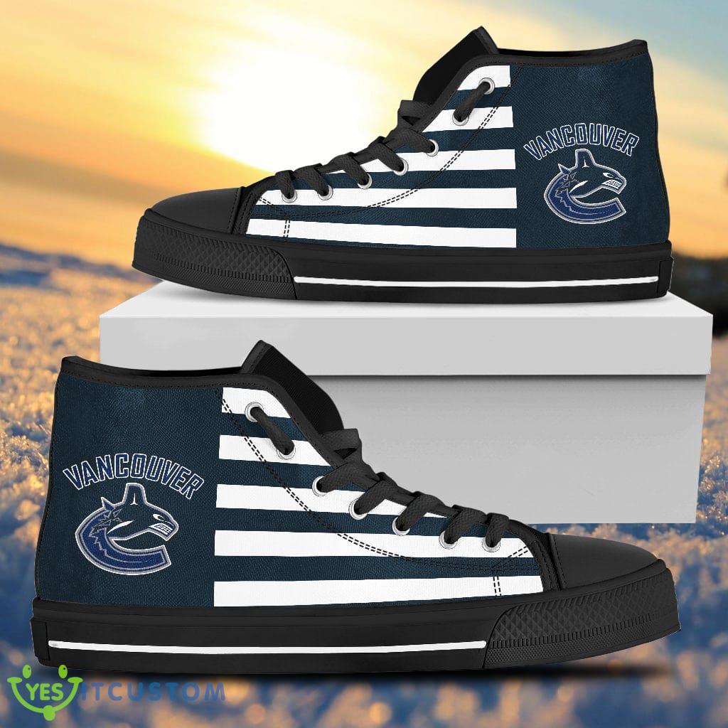 American Flag Vancouver Canucks High Top Shoes Gift For Passionate Fans 2 American Flag Vancouver Canucks High Top Shoes Gift For Passionate Fans Product Photo 1