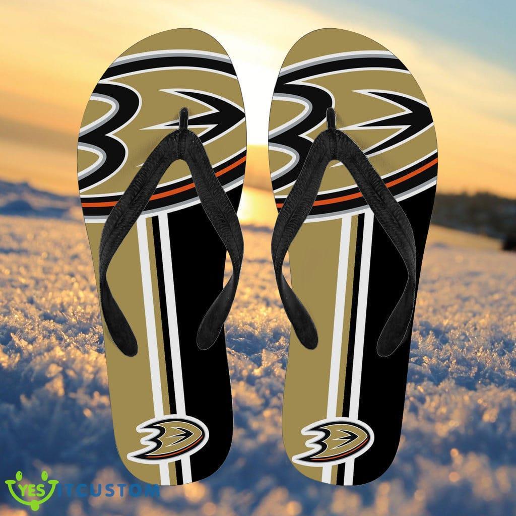 Anaheim Ducks Fan Gift Two Main Colors Flip Flops 3 Anaheim Ducks Fan Gift Two Main Colors Flip Flops Product Photo 1
