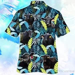 Angus Cattle Jungle Leaves Hawaiian Shirt For Men Women 3 Angus Cattle Jungle Leaves Hawaiian Shirt For Men Women Product Photo 2
