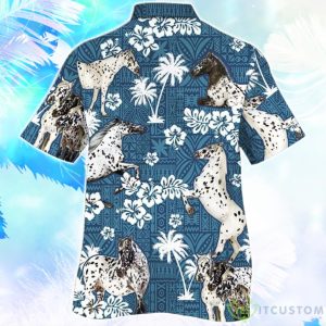 Appaloosa Horse Blue Tribal Hawaiian Shirt For Men Women Product Photo 2
