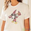 Atlanta Braves MLB Baseball Dabbing Mickey Disney Sports T Shirt - White Ladies T-Shirt