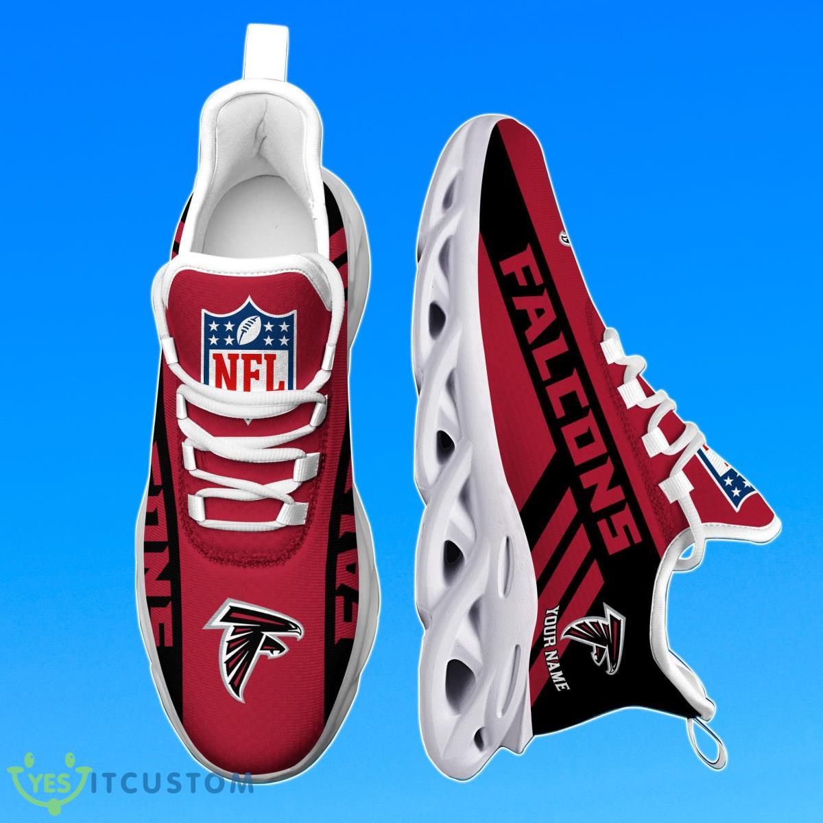 Atlanta Falcons Custom Name Max Soul Shoes Impressive Gift 8 Atlanta Falcons Custom Name Max Soul Shoes Impressive Gift Product Photo 2